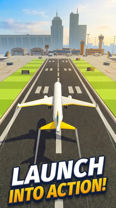 Epic Plane Evolution: decollo dalla pista verso i grattacieli